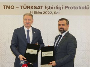 Türksat ile TMO arasında iş birliği protokolü imzalandı  