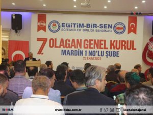 Eğitim-Bir-Sen Mardin Şubesinin 7. Olağan Kongresi yapıldı  