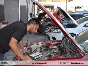 Oto tamircilerde kış bakımı yoğunluğu yaşanıyor  