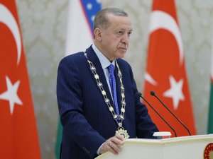 Cumhurbaşkanı Erdoğan’a Özbekistan’da Yüksek Düzeyli İmam Buhari Nişanı takdim edildi