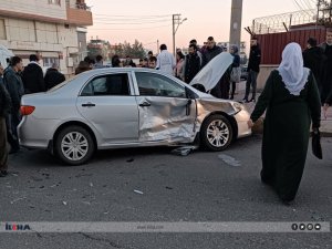 Diyarbakırda trafik kazası: 2si çocuk 3 yaralı  