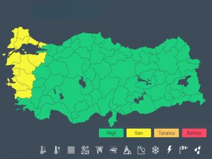 10 il için fırtına uyarısı