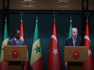 Cumhurbaşkanı Erdoğan, Senegal Cumhurbaşkanı Sall ile ortak basın toplantısı düzenledi  