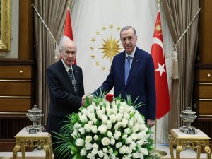 Cumhurbaşkanı Erdoğan, MHP Genel Başkanı Bahçeli ile görüştü  