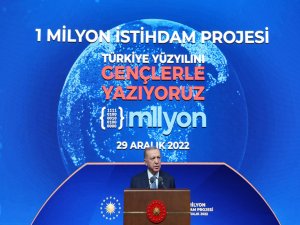 Cumhurbaşkanı Erdoğan, 1 Milyon İstihdam Projesi Kamuoyu Bilgilendirme Programı’na katıldı  