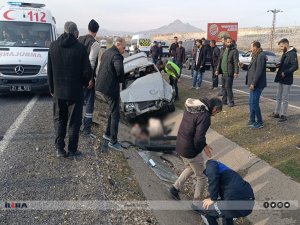 Diyarbakır-Elâzığ yolunda kaza: 2 yaralı  