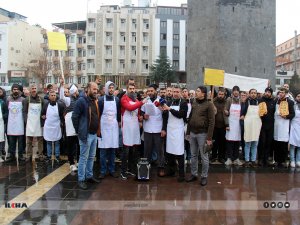 Fırıncılar: Bizler de sosyal haklarımızı istiyor yevmiyelerin iyileştirilmesini talep ediyoruz 