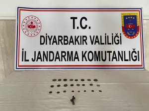 Diyarbakırda tarihi eser kaçakçıları suç üstü yakalandı 