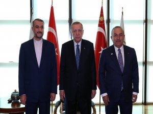 Cumhurbaşkanı Erdoğan, İran Dışişleri Bakanı Abdullahiyanı kabul etti  