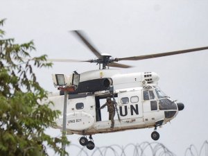 Kongoda BM helikopterine ateş açıldı: Bir ölü 