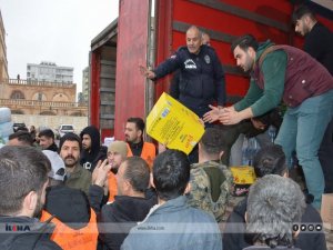 Kızıltepeden depremden etkilenen bölgelere 191 araç yardım malzemesi gönderildi  