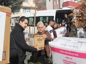 Midyatta STKlar depremzedelerin yaralarını sarmak için seferber oldu