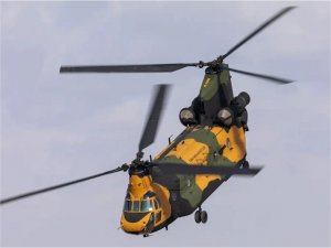 10 ton yük taşıma kapasiteli helikopter deprem bölgesinde  