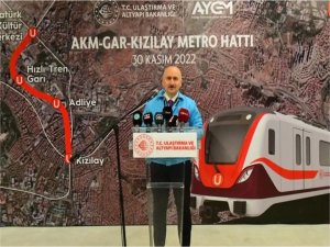 Bakan Karaismailoğlu: AKM-Gar-Kızılay Metro Hattını yakında açıyoruz 