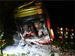 Ukrayna’da yolcu otobüsü kaza yaptı: 18 yaralı  