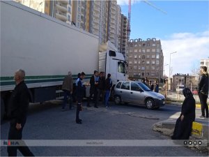 Mardin’de maddi hasarlı trafik kazası  