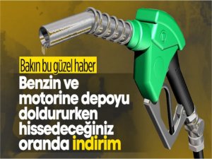 Sürücülere bayram müjdesi! Akaryakıtta çifte indirim geliyor: Benzine 1 lira 21 kuruş..