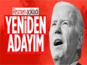 ABD Başkanı Joe Biden adaylığını açıkladı