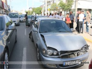 Şanlıurfada zincirleme kaza: 1 yaralı  