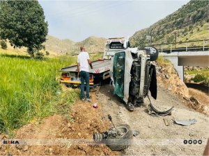 Mardin’de trafik kazası: 2 yaralı  