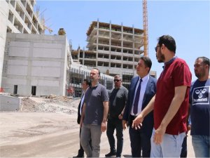 Şanlıurfa Şehir Hastanesinin inşaatı sürüyor