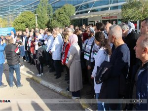 Doktorlar ve sağlık çalışanları Gazze için sessiz yürüyüş düzenledi 