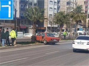 Mardin’de maddi hasarlı trafik kazası 