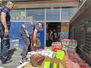 Şanlıurfada tonlarca bozuk gıda imha edildi  