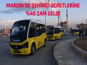 ŞEHİRİÇİ ULAŞIMA YÜZDE 40 ZAM GELDİ