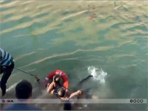 Sulama kanalına düşüp boğulma tehlikesi geçiren 13 yaşındaki çocuk kurtarıldı  