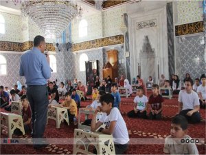 Cizrede Yaz Kuran Kurslarında okuyan çocuklar için final sınavı yapıldı 