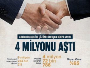 Arabuluculukla çözüme kavuşan dosya sayısı 4 milyonu aştı 