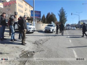 Diyarbakırda maddi hasarlı trafik kazası  