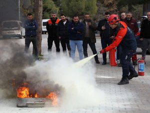 Mardin OSB’de Yangın Eğitimi ve Tahliye Tatbikatı Gerçekleştirildi