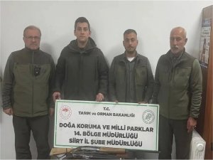 Siirt’te suçüstü yakalanan kaçak avcıların silahlarına el konuldu  